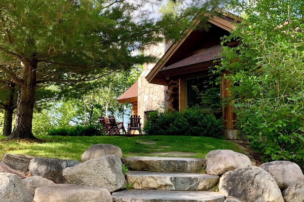 Cabin view from the road…