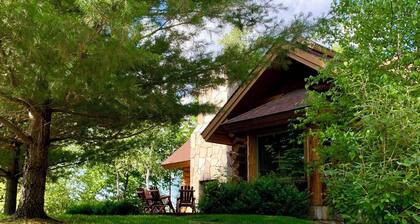 Gorgeous Log Cabin on Woman Lake with Beautiful Views
