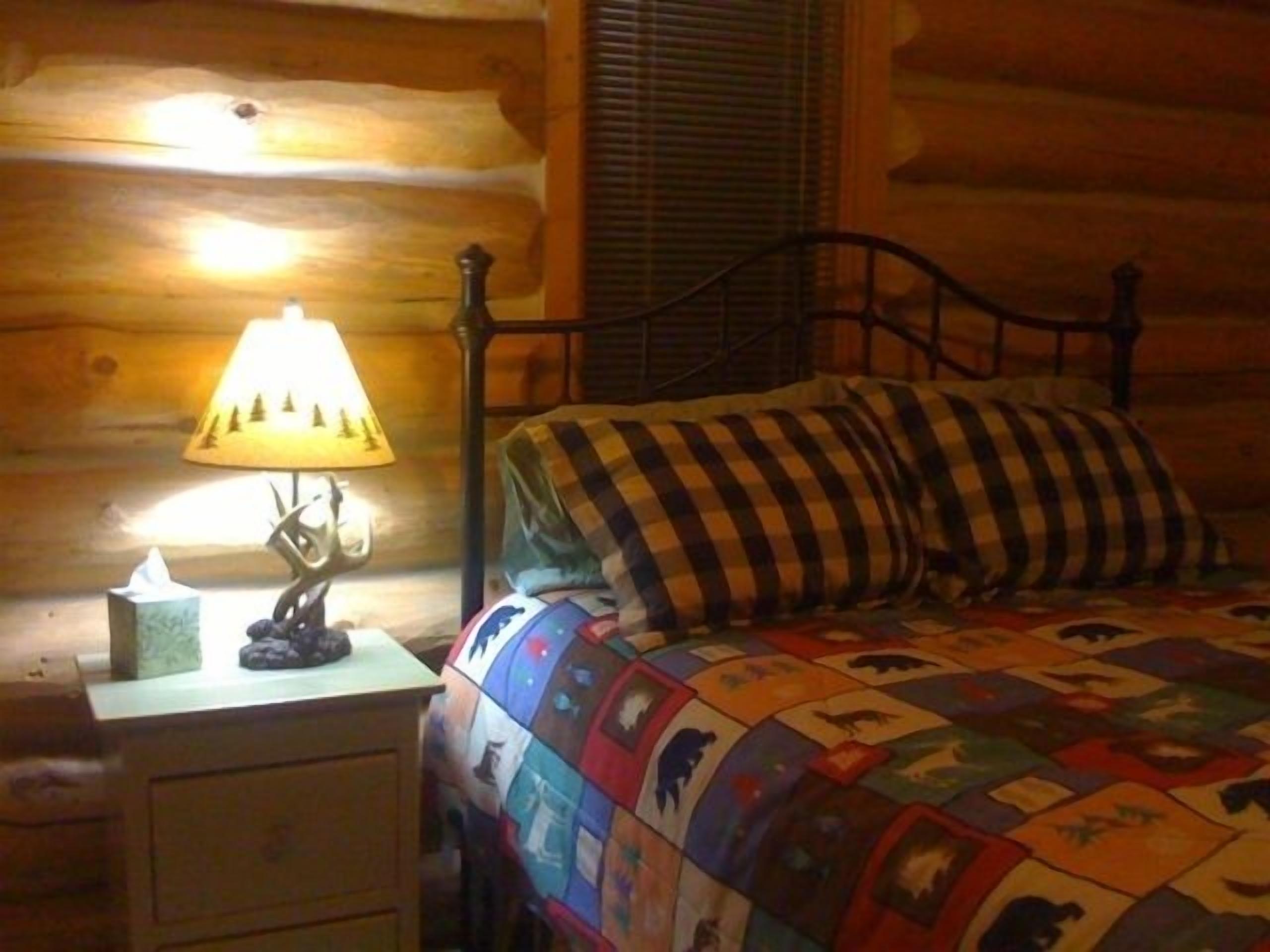 Gorgeous 3 Bdrm Log Cabin on Premier Lake with Beautiful Views