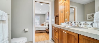 This recently remodeled two bedroom condo offers the best of everything! Downtown Saugatuck