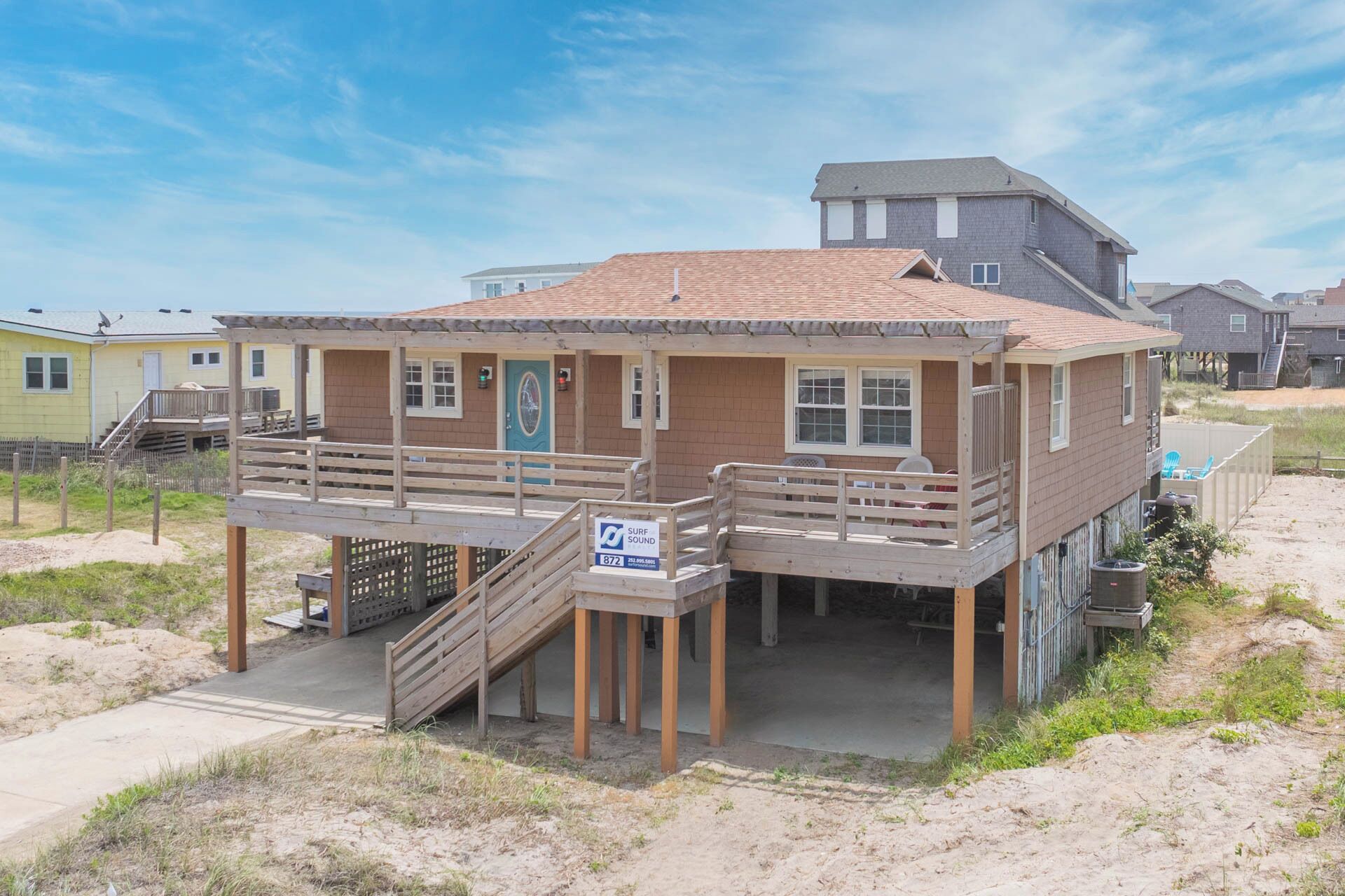 Semi-Oceanfront Rodanthe Home w/ Saltwater Pool, Hot Tub, + Rodanthe Pier Passes