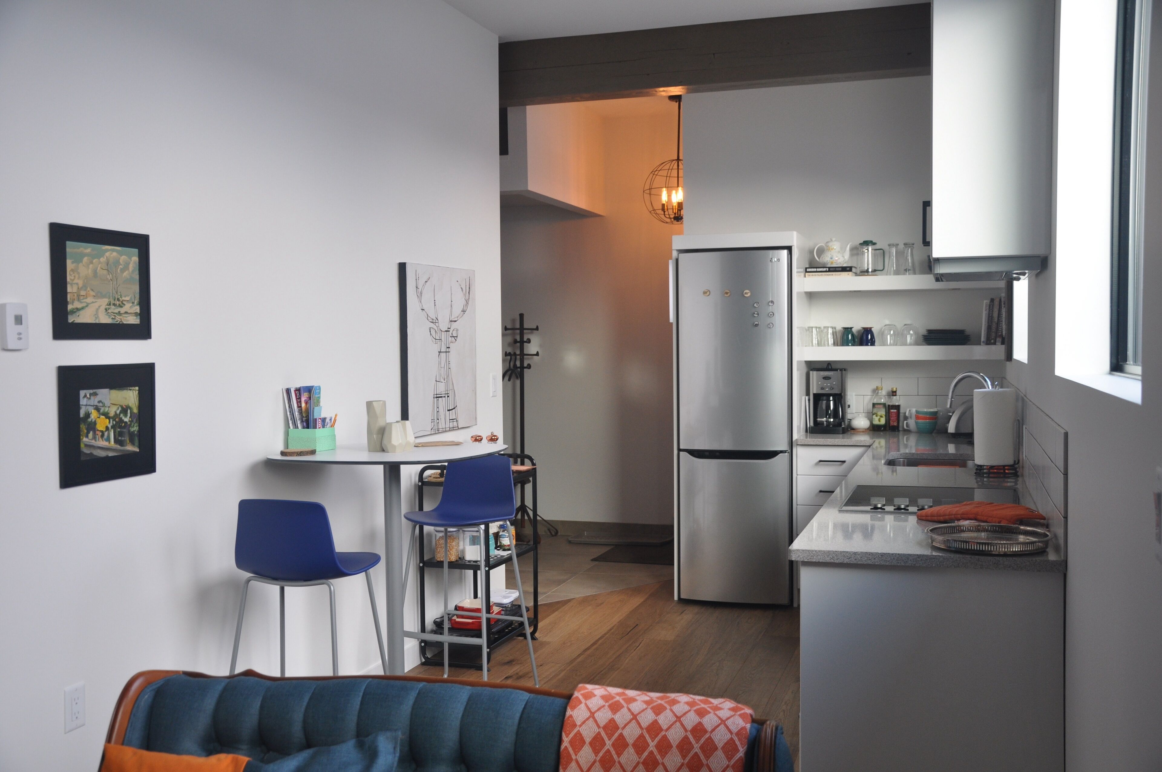 Full apartment with private entry and garage parking in the heart of Rossland.