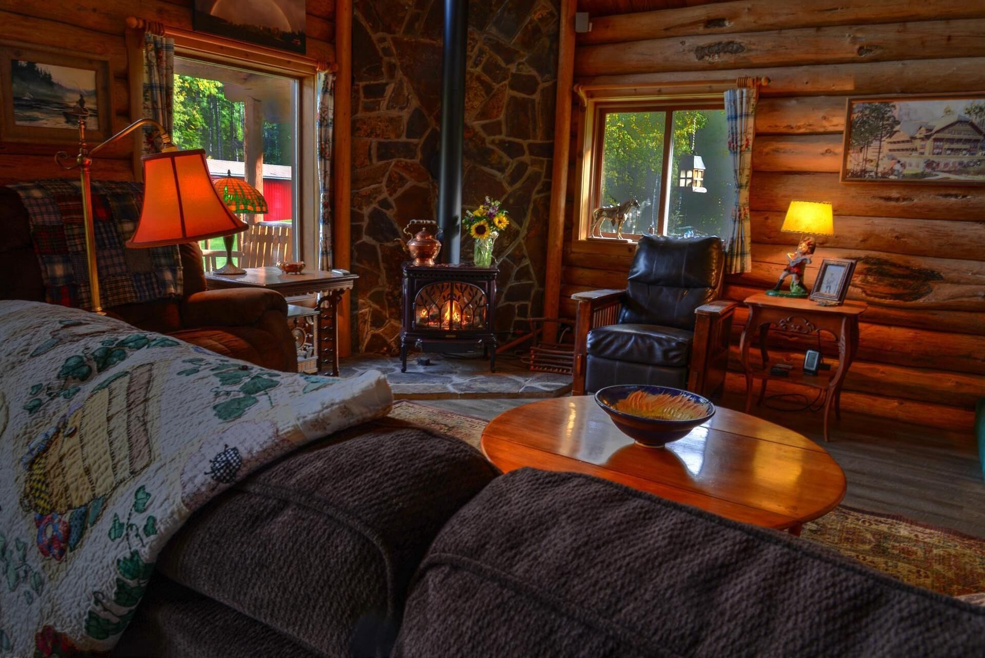 Darling 5 Star Log Cabin "What an amazing find”.