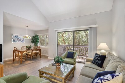 3 Minute Drive to Beach at this 1 Bedroom Harbour Town Condo with Lagoon Views