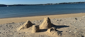 'The Gate House'on Beach front Estate with Dockage. Walk to Village .