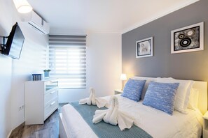 1 soverom, strykejern/-brett, wi-fi (inkludert) og sengetøy