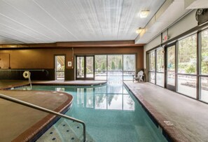 Indoor pool, outdoor pool