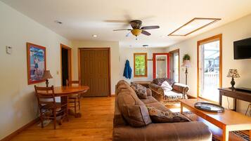 Smart TV, video games, DVD player, books