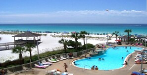 Outdoor pool, a heated pool - 1BR/2BA,Gorgeous 10th Floor Oceanfront,  Awesome View! (Destin)