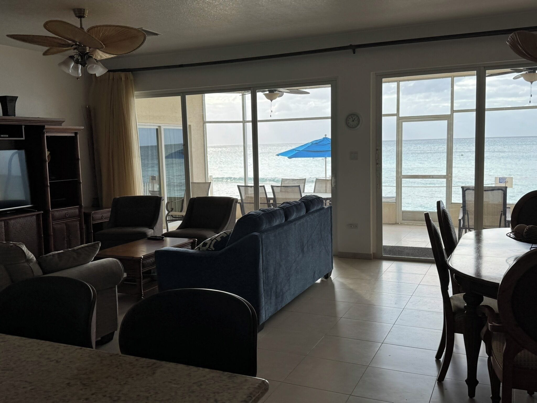 Televisión y reproductor de DVD 