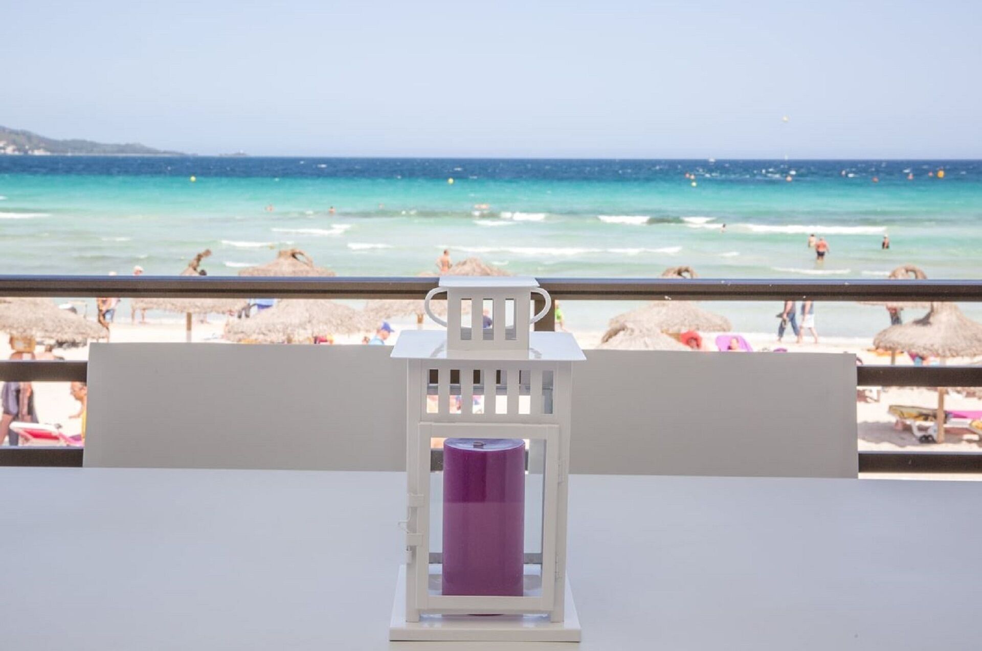 Aan het strand