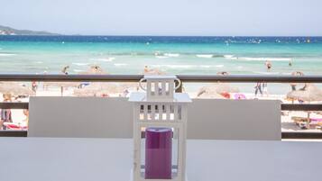Aan het strand