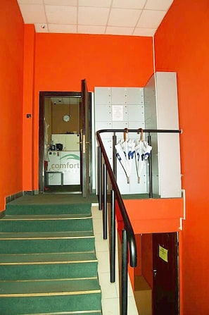 Interior entrance