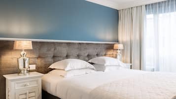 Minibar, wi-fi (inkludert) og sengetøy