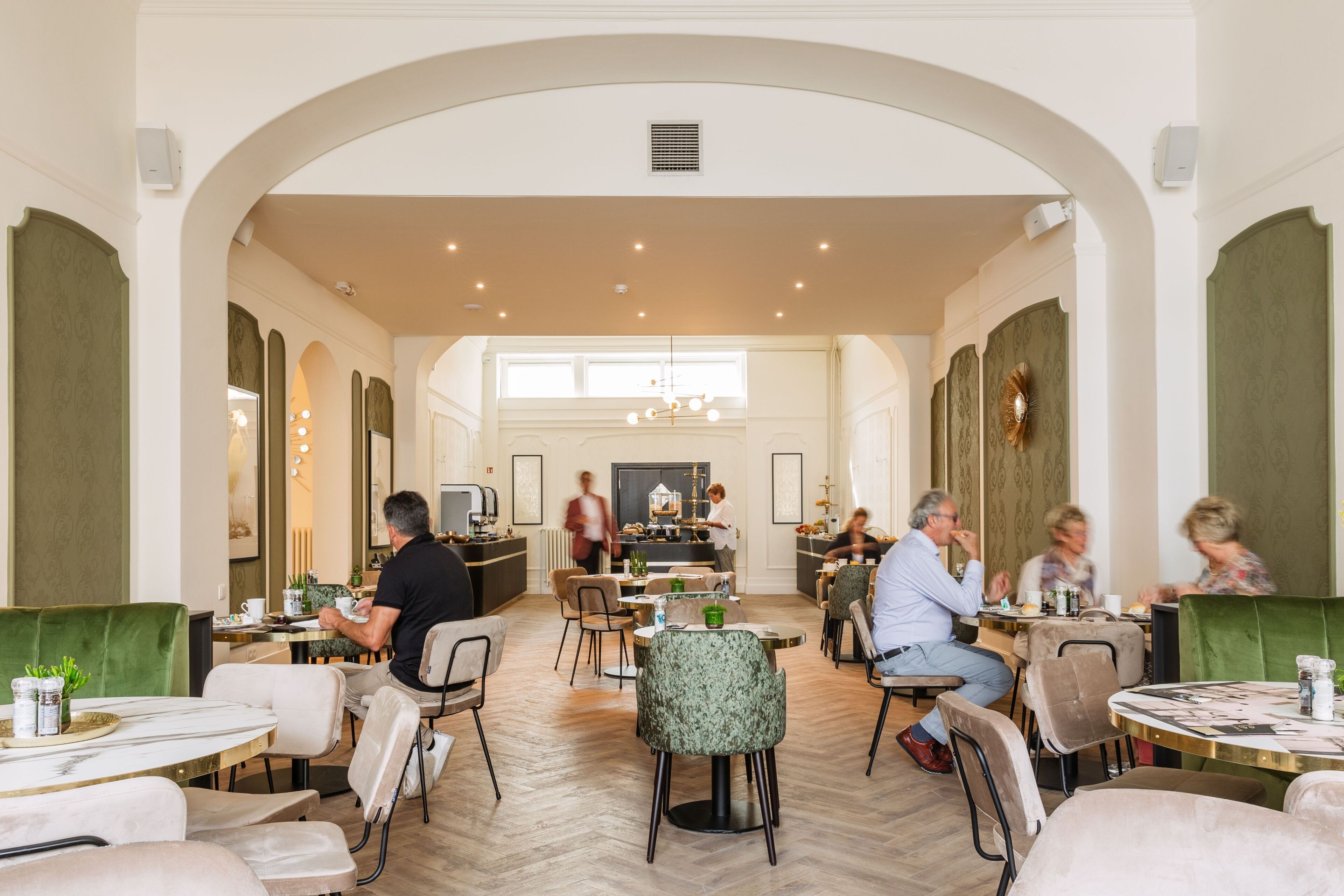 Daily buffet breakfast (EUR 22 per person)