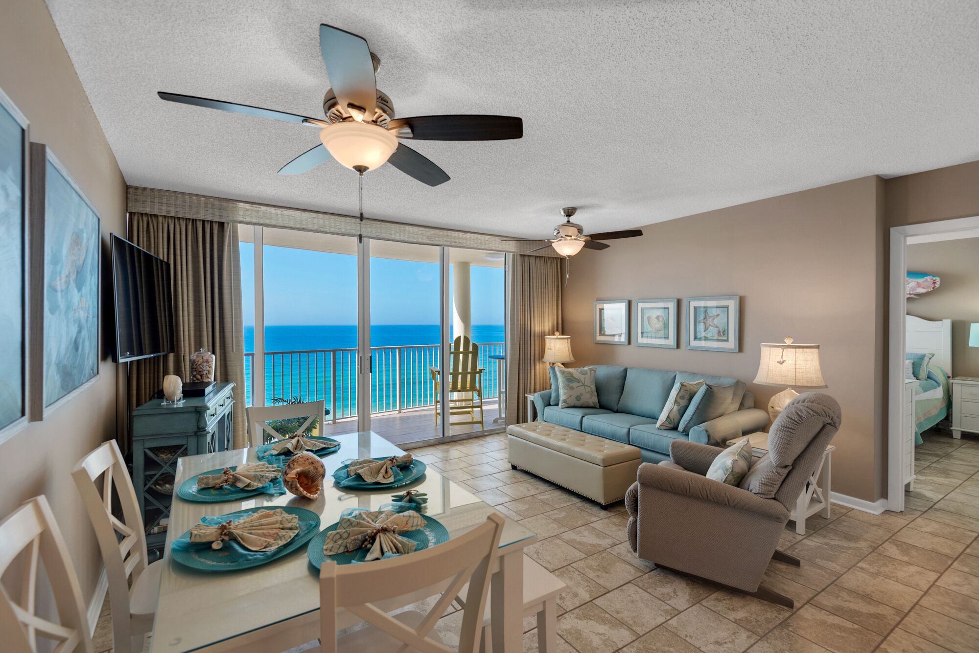 One Bedroom Condo, Tower 3, 11th Floor with Seasonal Beach Chairs