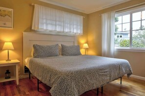 2 bedrooms, iron/ironing board, travel crib, WiFi