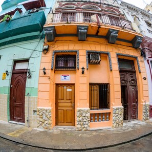 Façade de l’hébergement