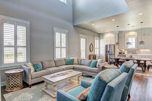 Smart TV, fireplace, books - Luxe Beach Home in Cinnamon Shore w/ Access to Resort-Like Amenities (Port Aransas)