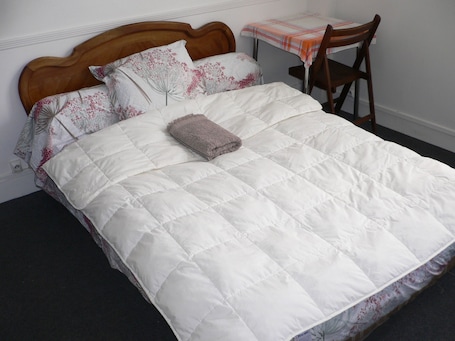 1 bedroom, free WiFi, bed sheets. Large detached comfortable room