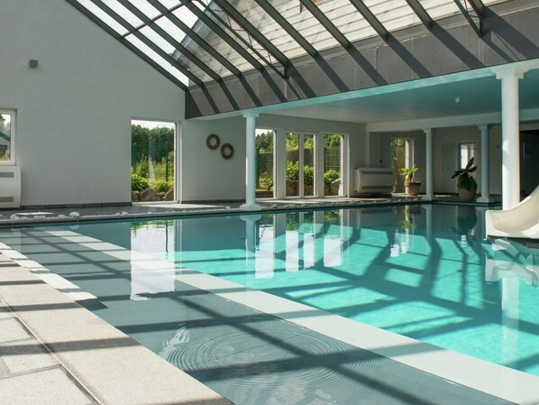 Indoor pool, a heated pool