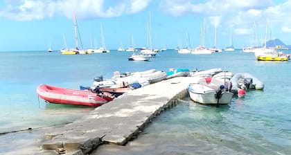 Logez seuls sur un bateau Ă Sainte-Anne