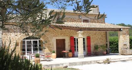 Mas familiale en Provence sur vignoble avec piscine au charme authentique