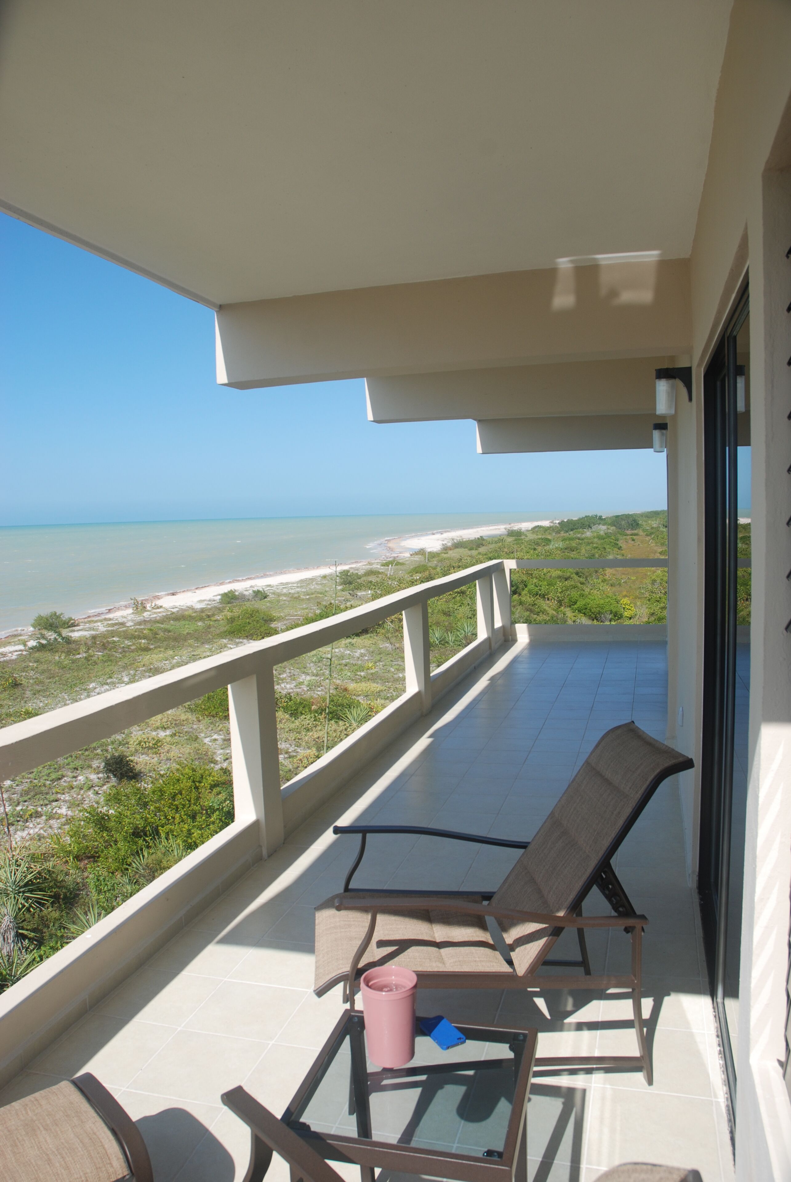 balcony looking north