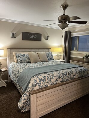 2 bedrooms, iron/ironing board, travel crib, WiFi