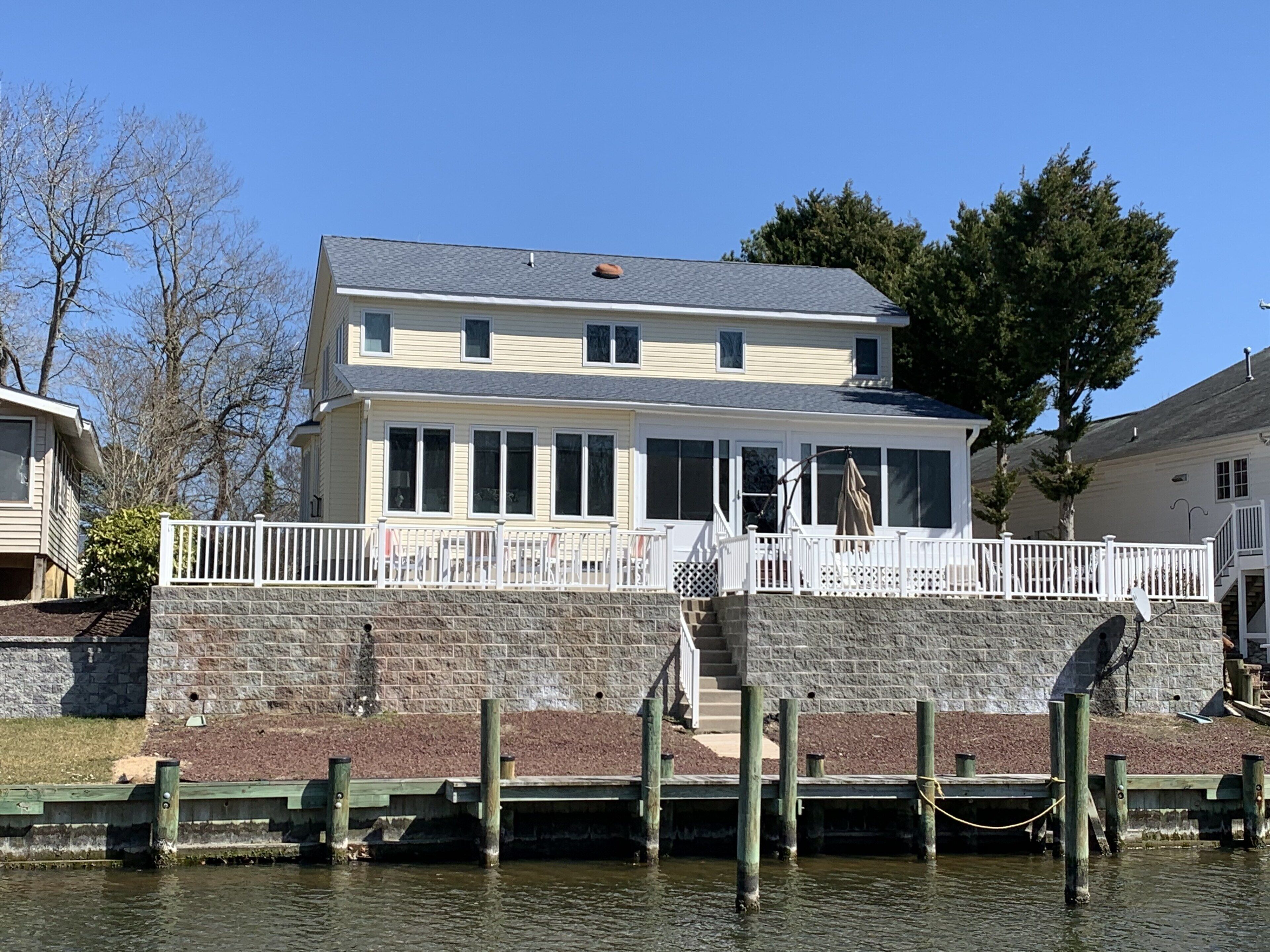 Gorgeous Waterfront Property With Three Bedrooms And A Loft.