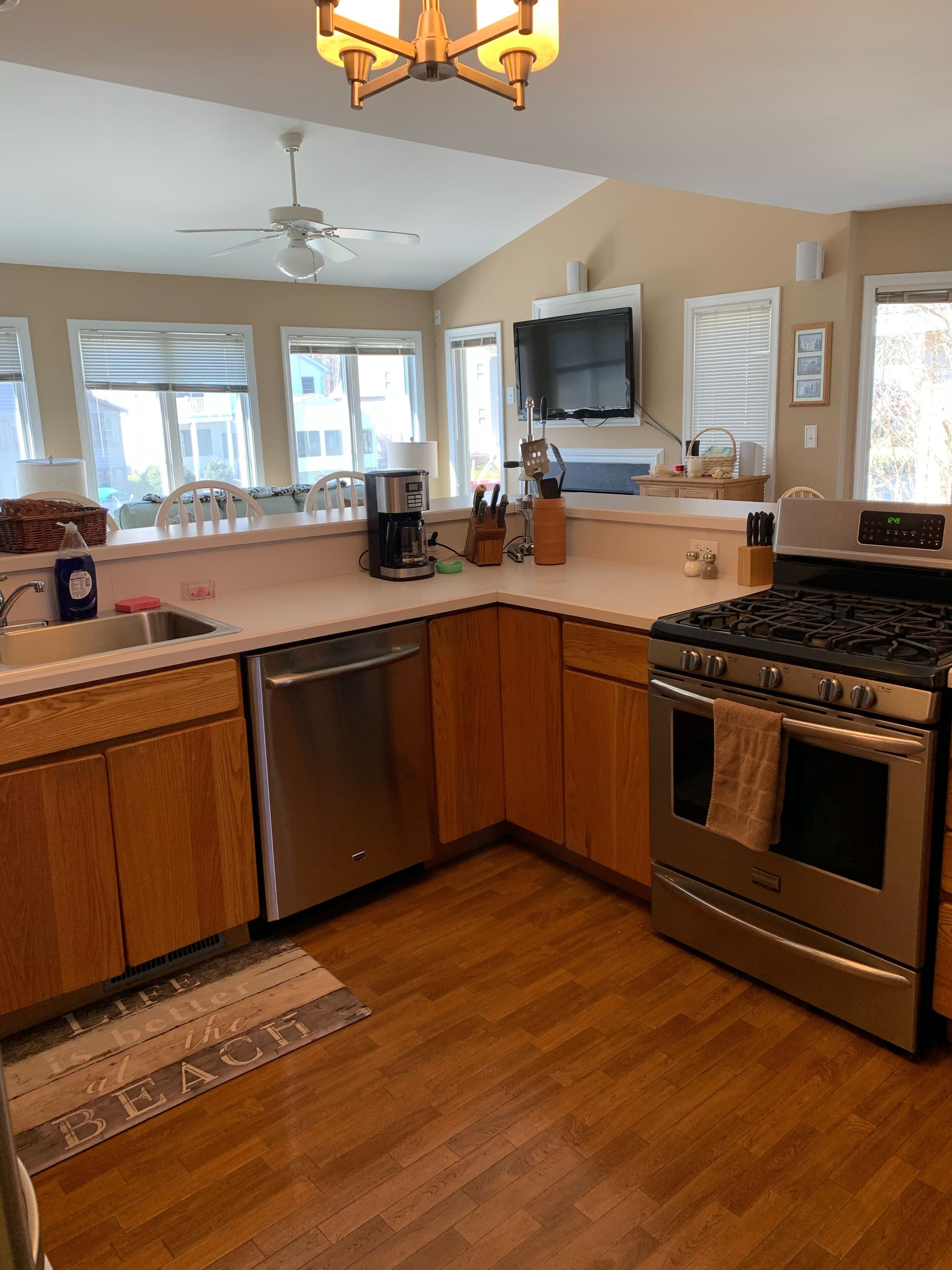 Gorgeous Waterfront Property With Three Bedrooms And A Loft.