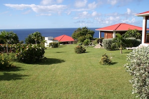 Vue depuis lâhĂ©bergement