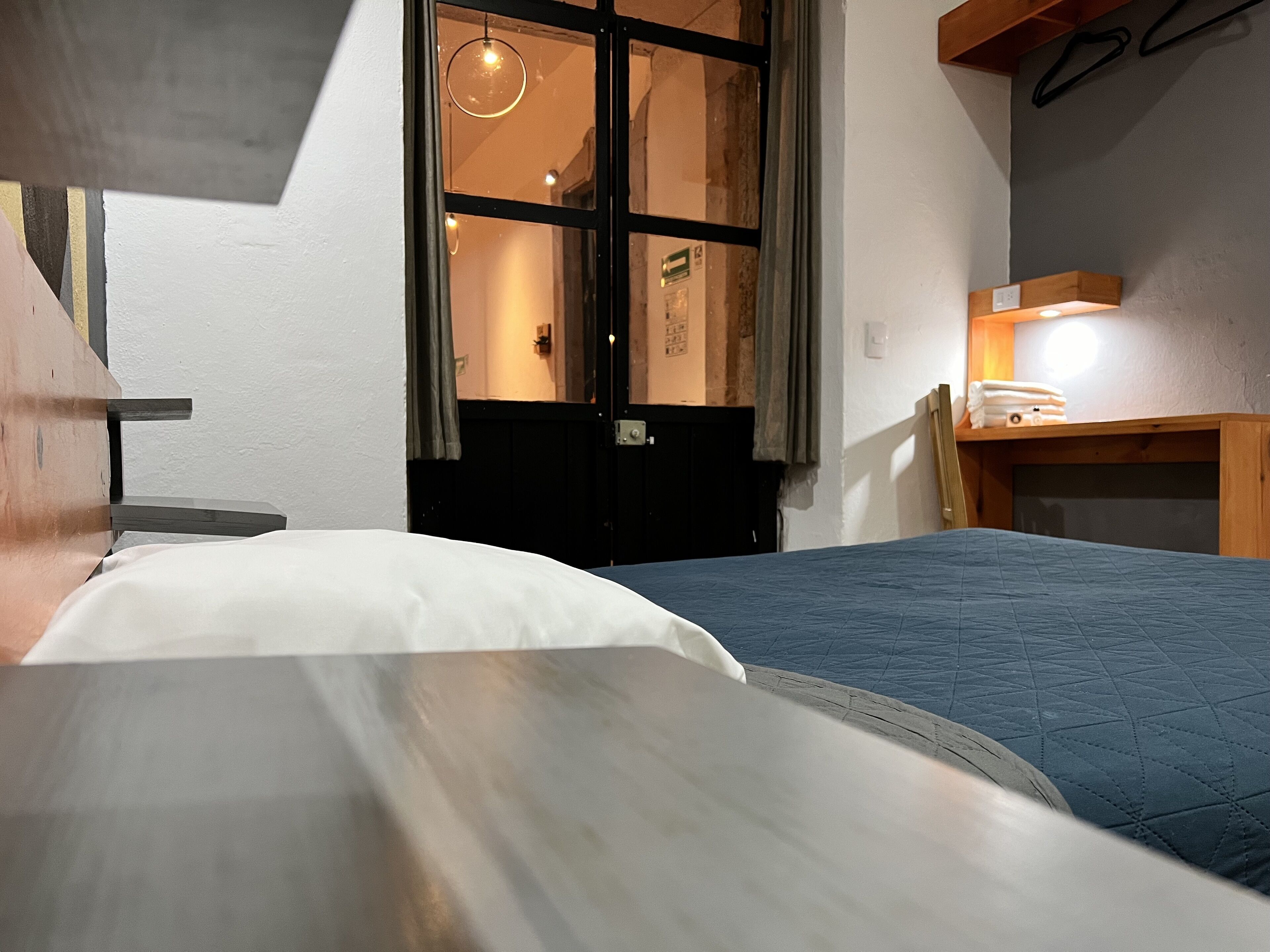 Basic Quadruple Room, 2 Queen Beds, Non Smoking, Shared Bathroom | Desk, laptop workspace, blackout curtains, free WiFi