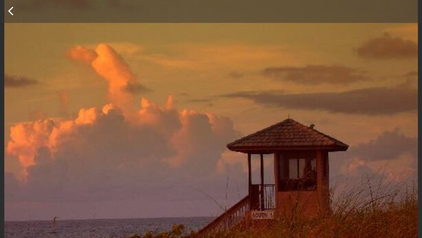 A wooden observation tower with a sign reading "SOUTH" on a grassy hill overlooking the sea. - Delray Home W/Pool-Close To Beach & Downtown Atlantic Ave-Fun Tiki Hut-Bike-WiFi (Delray Beach)