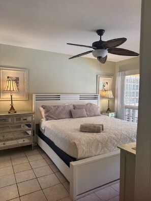 2 bedrooms, iron/ironing board, travel crib, WiFi