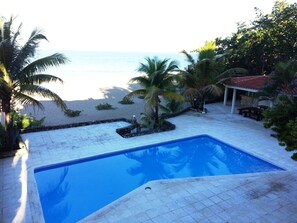 Pool - Beach Front Condo in Down Town Location (Sosua)