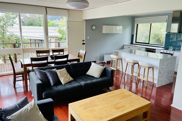 Open plan living area