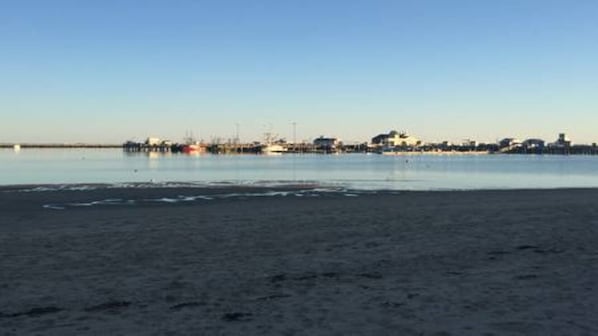 On the beach