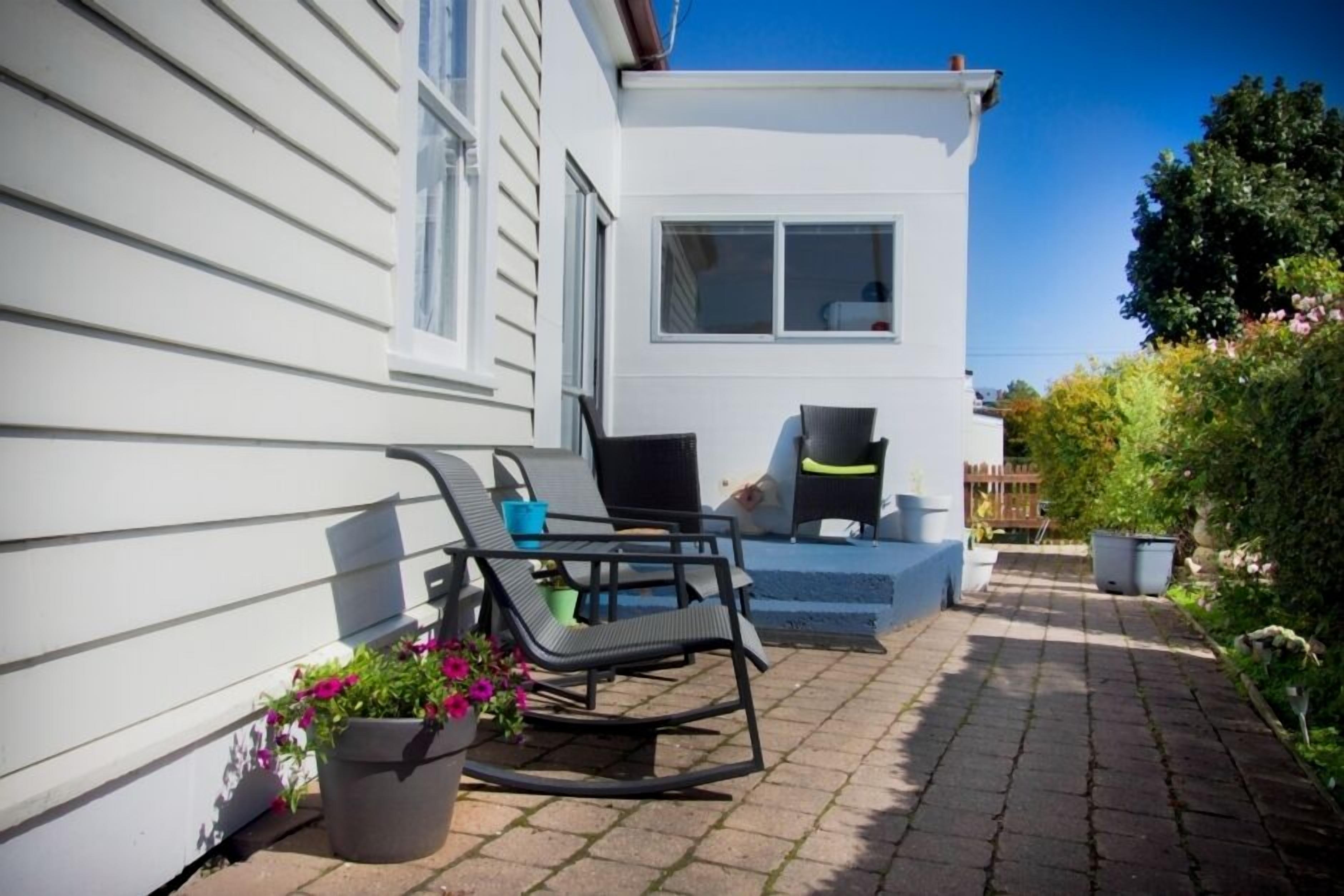 Sunny outdoor area