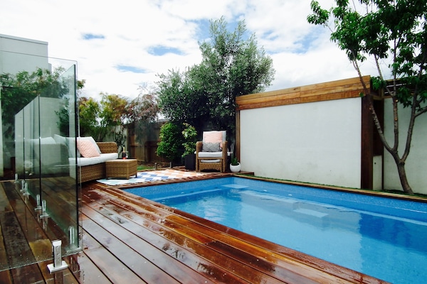 Una piscina climatizada