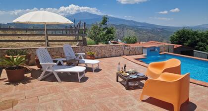 Casa motta camastra, belle vue sur la vallée de l'Alcantara