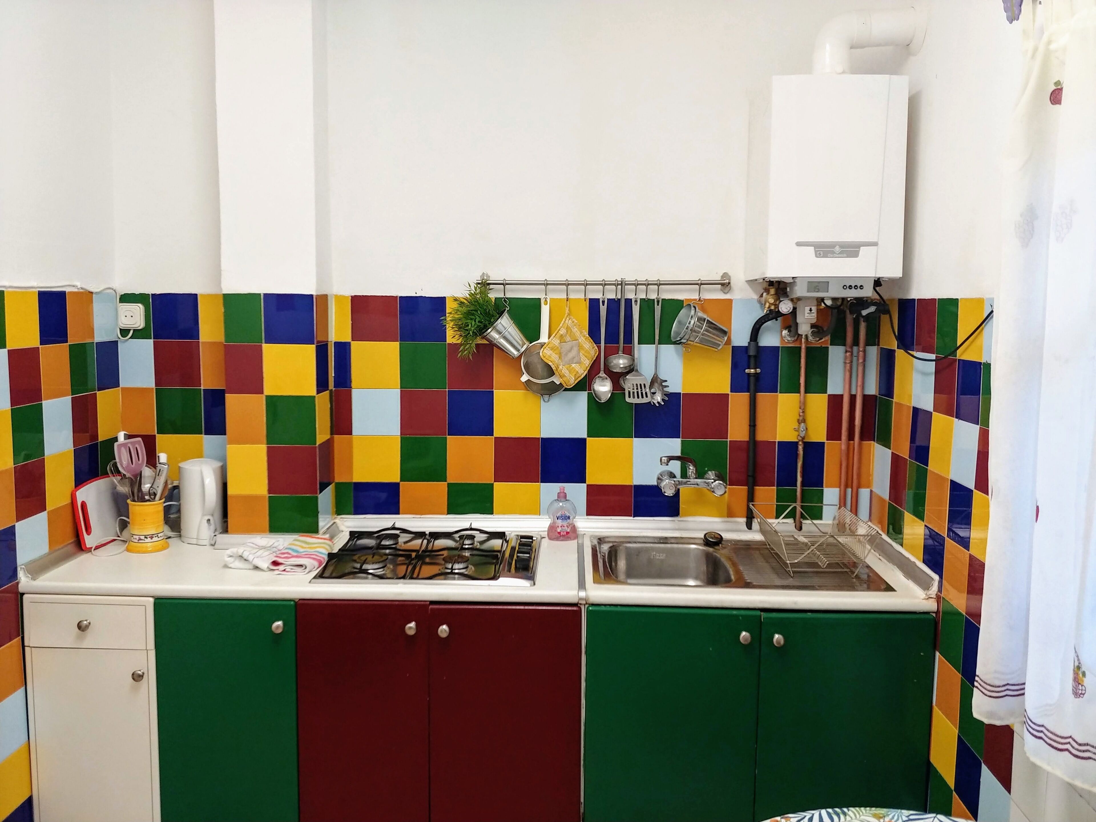 Spacious apartment, ideal for families, pets are allowed.