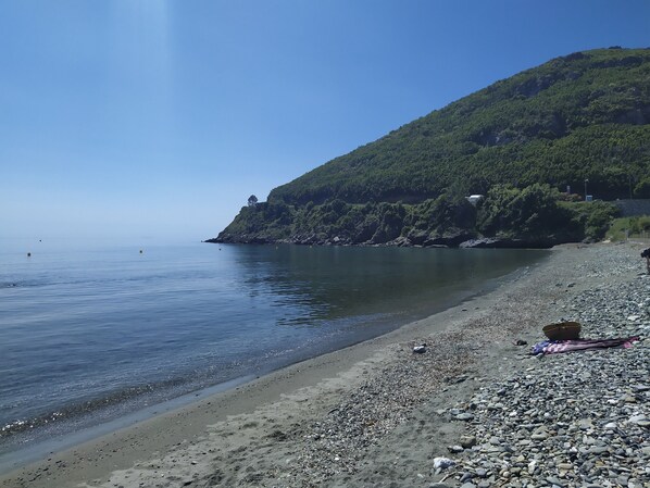 On the beach