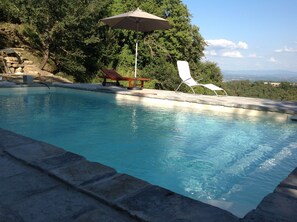 Outdoor pool - Adorable house in charming Chianti hamlet btwn Siena, Arezzo and Florence (Cavriglia)