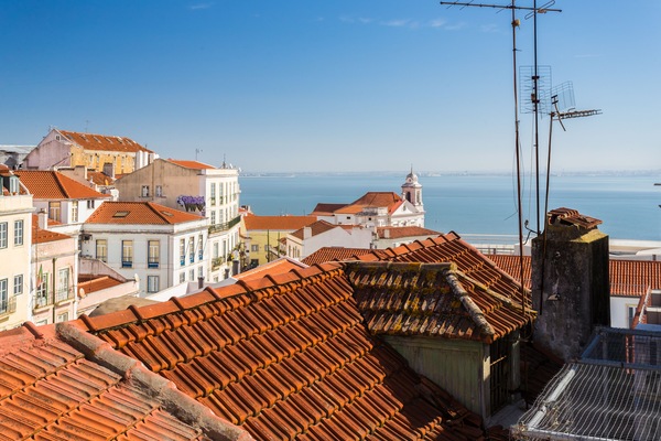 Blick von der Unterkunft