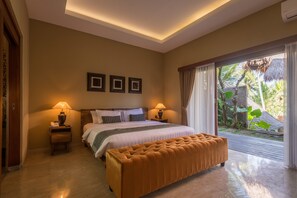 Deluxe Double Room, Garden View | In-room safe, desk, free WiFi, bed sheets - ILA Kitchen & Villa (Ubud)