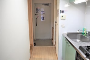 Twin Room, 2 Double Beds, Non Smoking | Living area