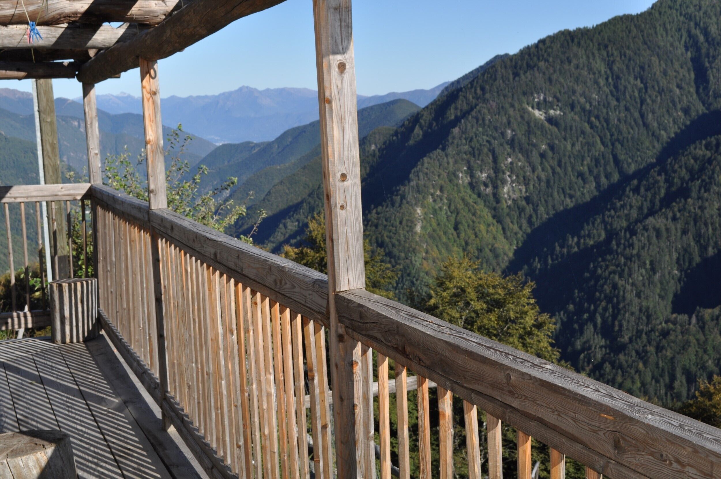 Rustico Jenny sun terrace, wonderful panoramic views, unique tranquility