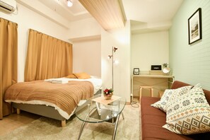 Twin Room | Free WiFi, bed sheets - City Street Inn 307 PH211 (Osaka)