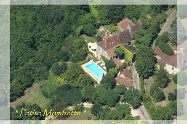Luftbild von Mombette